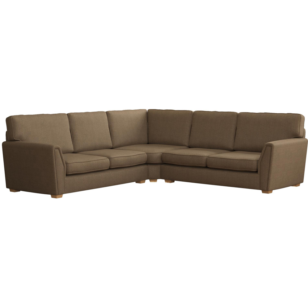 Wendleberry 4 Seater Venice Nutmeg Fixed Back Corner Sofa Image 2