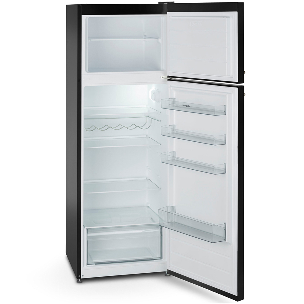 Montpellier MAB346EK Black Top Mount Retro 312L Fridge Freezer Image 5