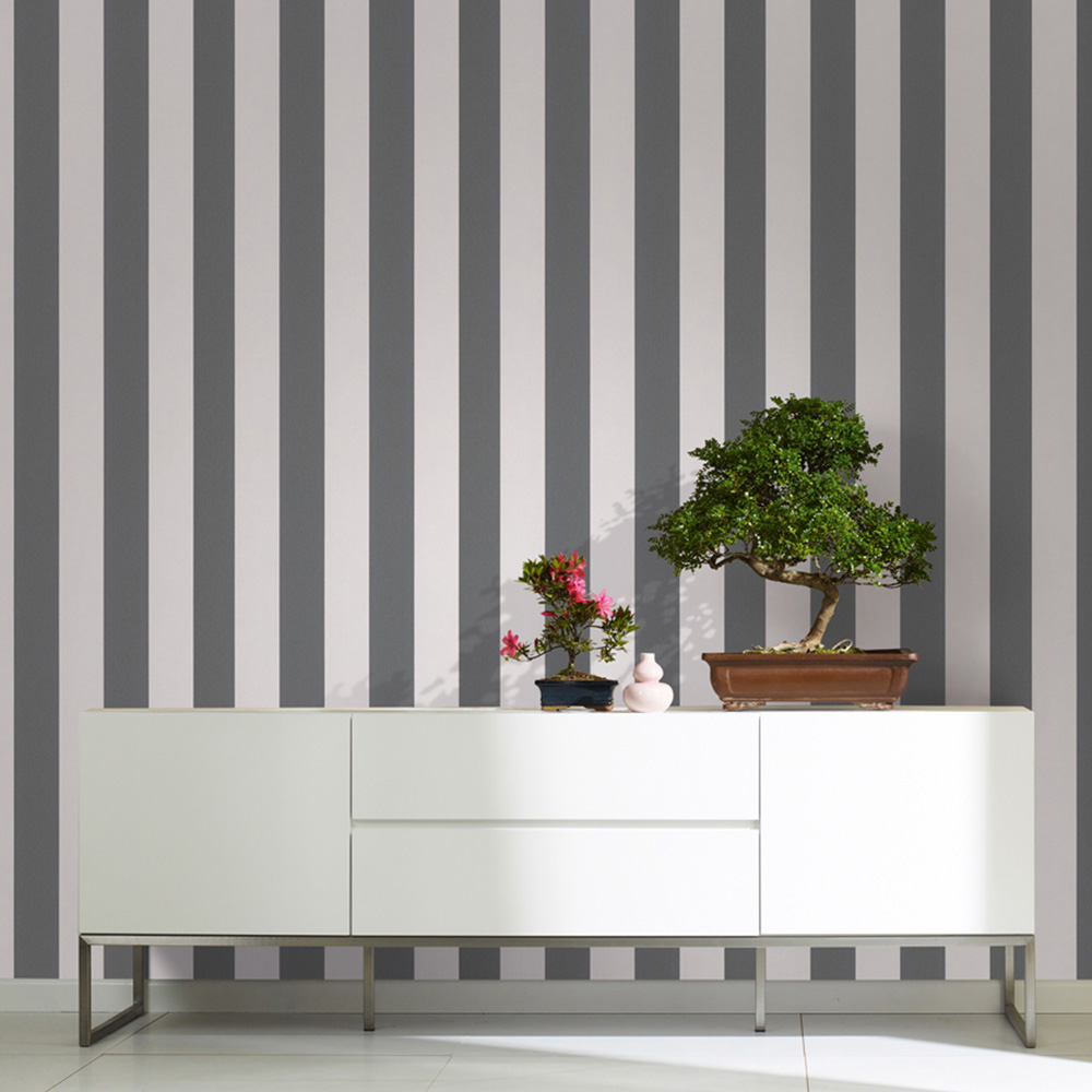 Galerie Industrial Effects White and Anthracite Wallpaper Image 3