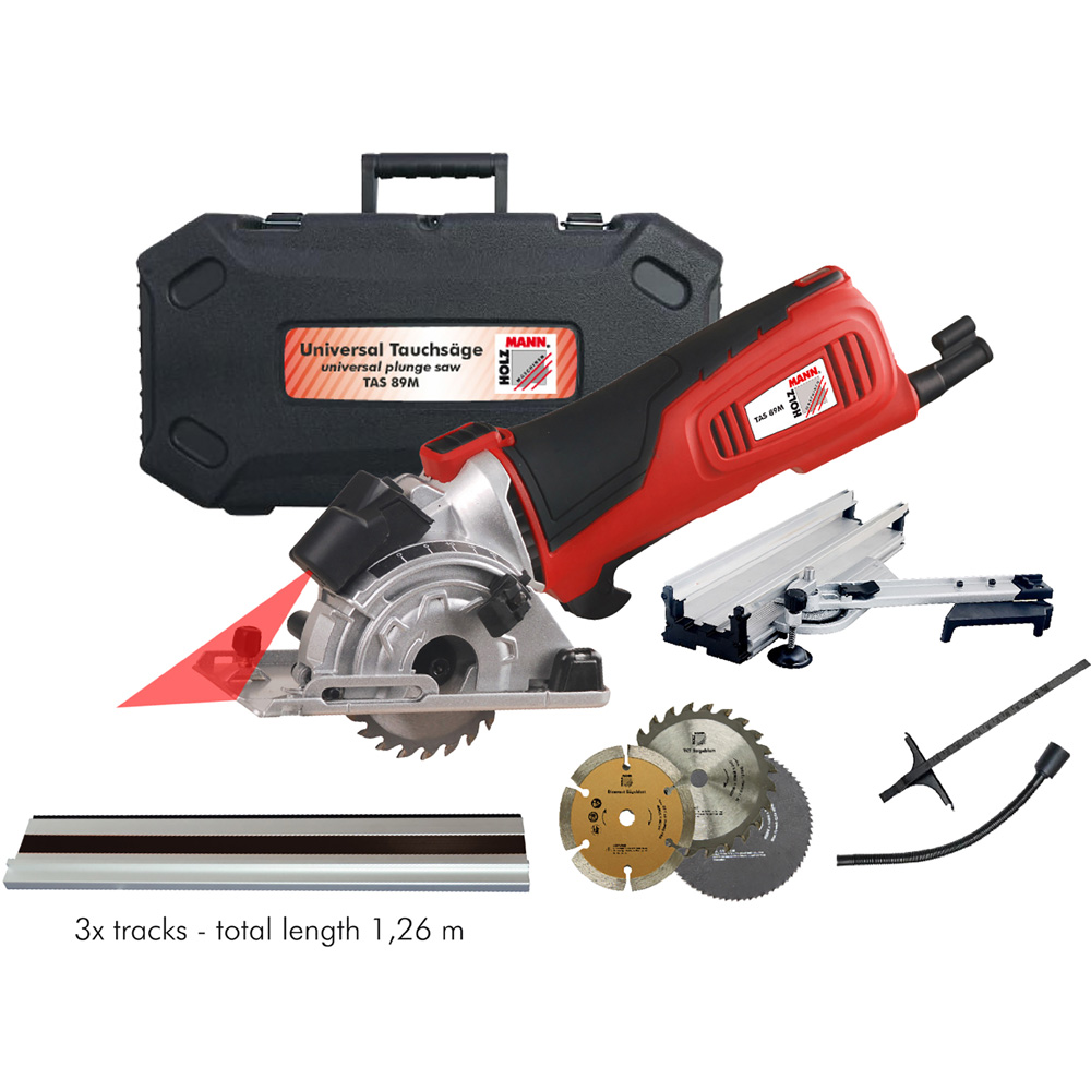 Holzmann Plunge Saw Kit 89mm 600W Image 5