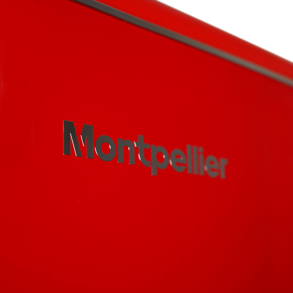 Montpellier MAB2035ER Red Under Counter Retro 84L Fridge Freezer Image 6