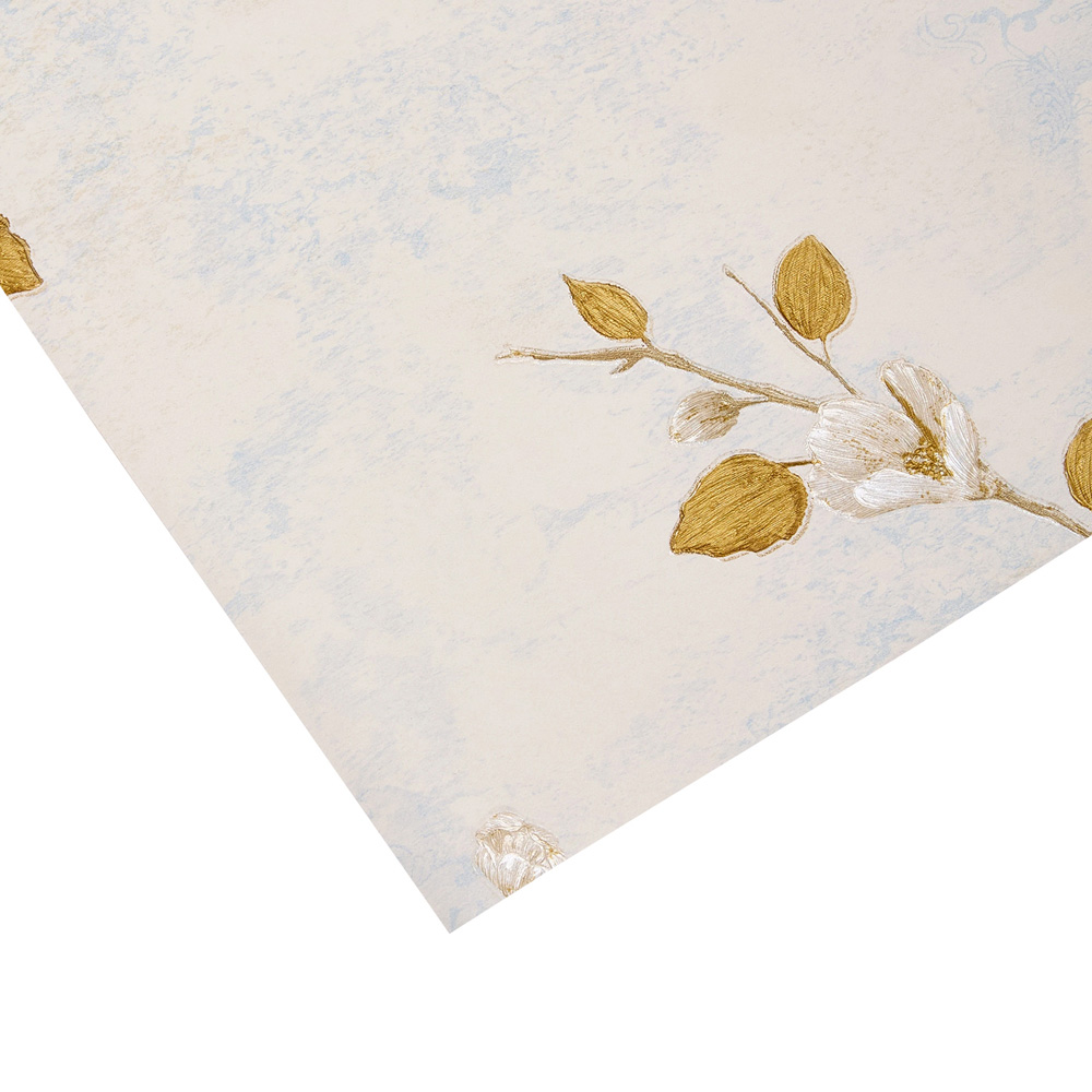 Living and Home Flower Pattern 3D Embossed Non-Woven Wallpaper Roll 950 x 53cm Image 5