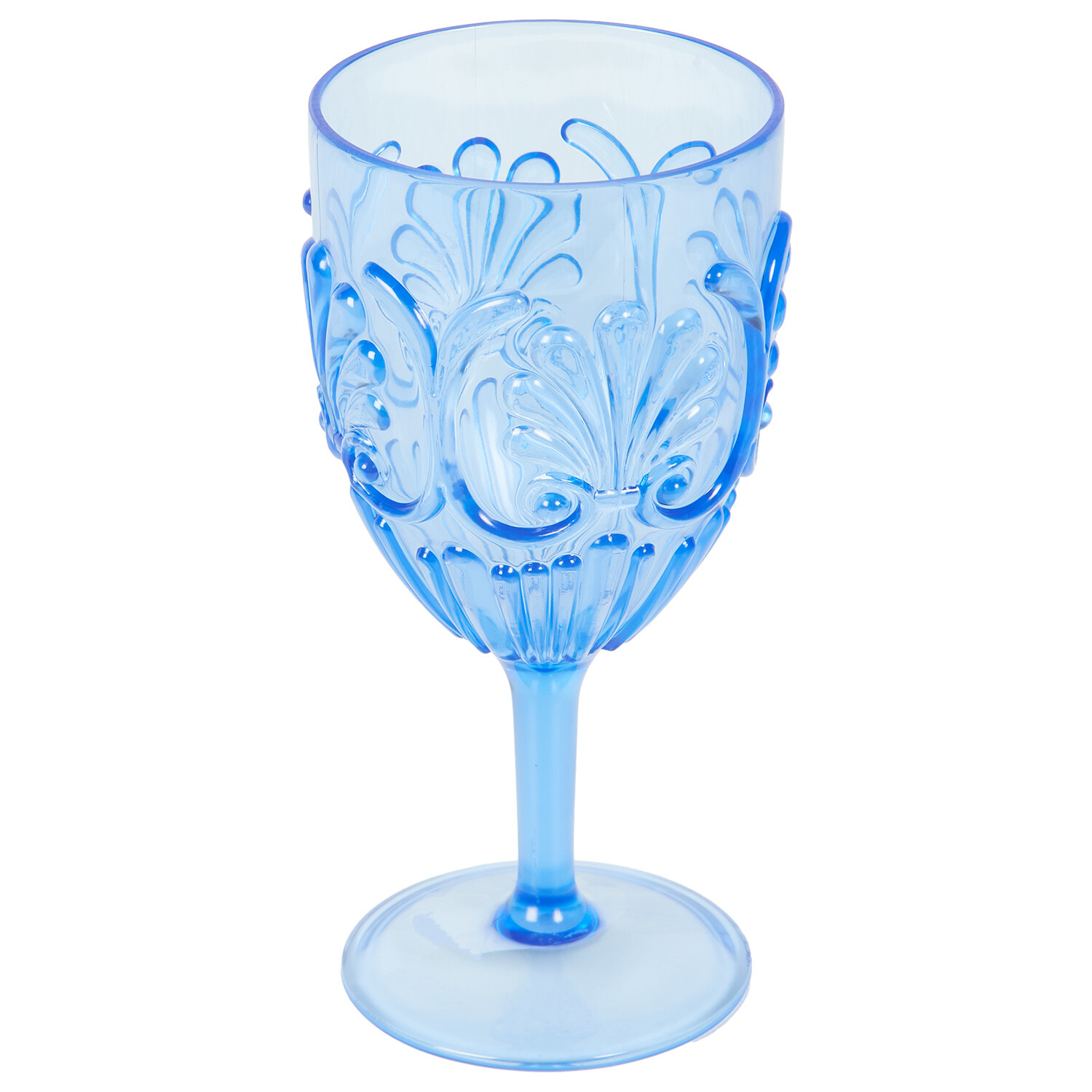 Dolce Vita Plastic Wine Glass - Blue Image 3