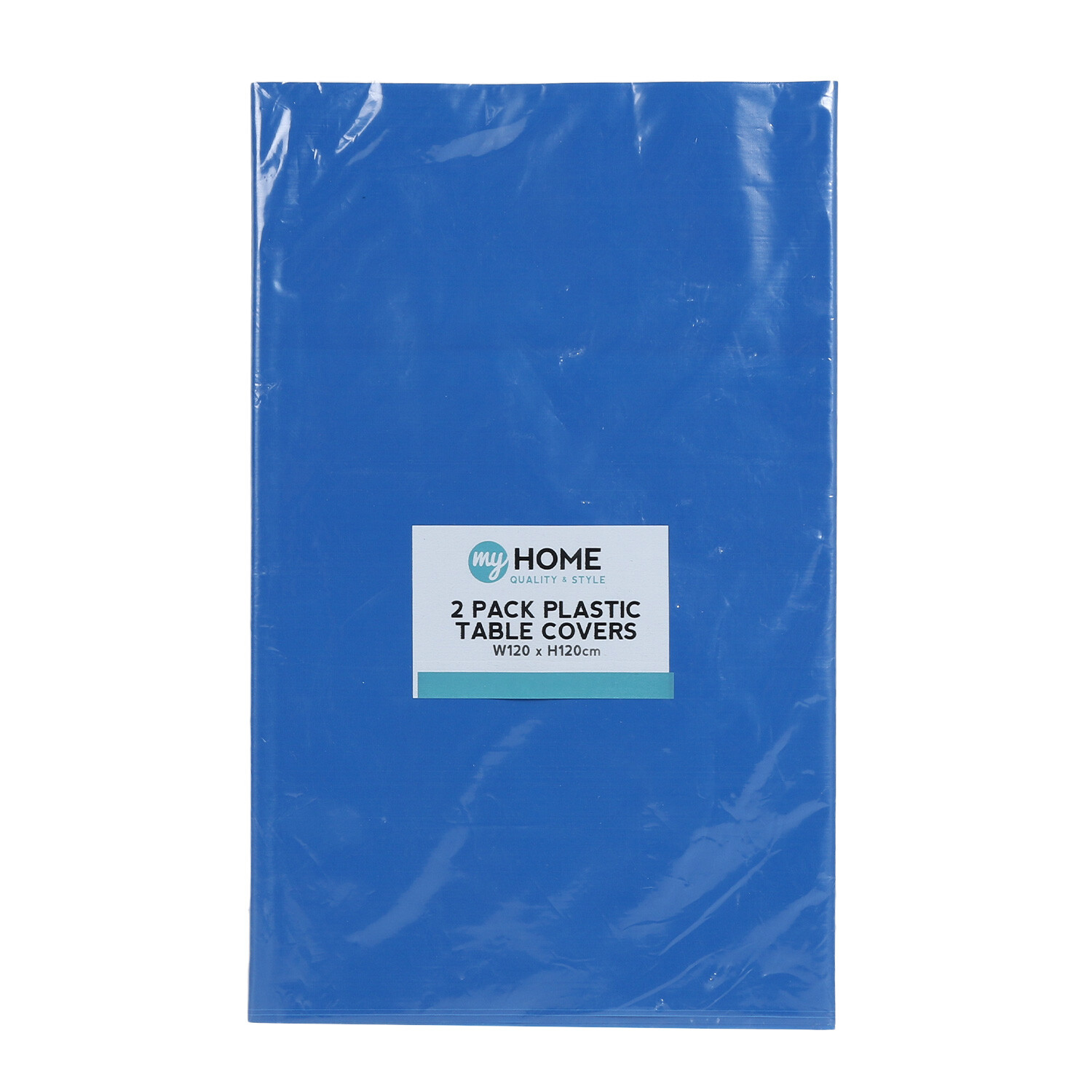 Single My Home Plastic Table Cover 120 x 120cm in Assorted styles Image 6