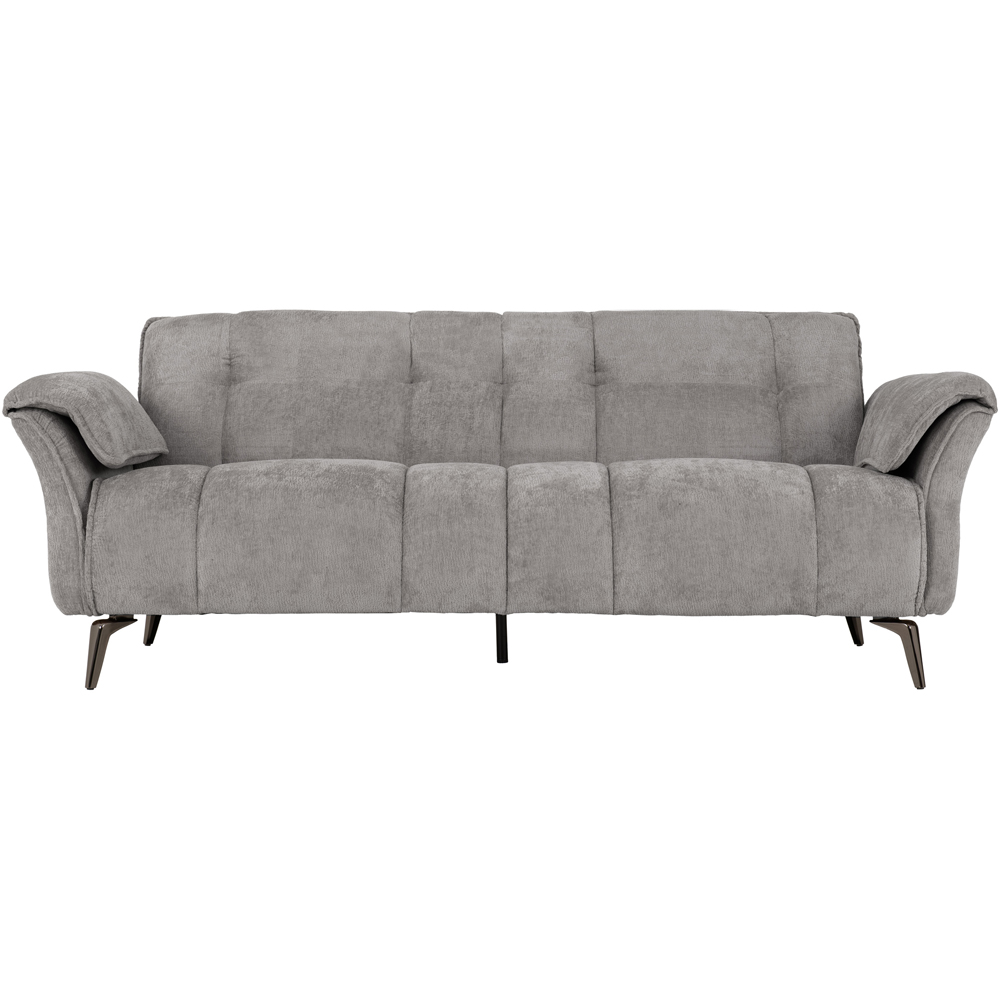 Seconique Amalfi 3 Seater Grey Fabric Sofa Image 3
