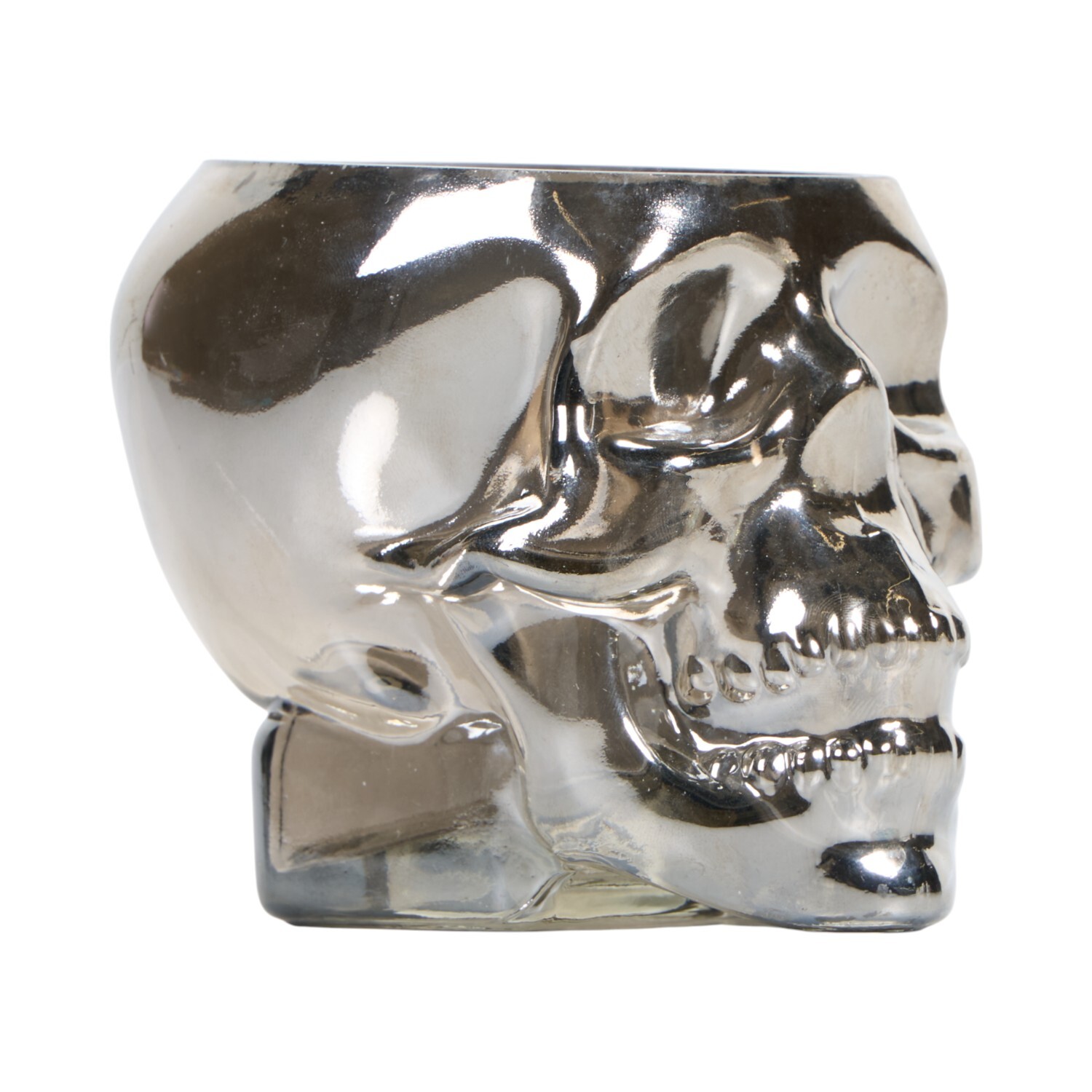 Assorted Skull Tealight Holder Black or Clear Image 2