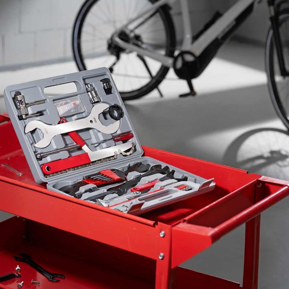 tectake 50 Piece DIY Tool Kit Set for Bikes Image 2