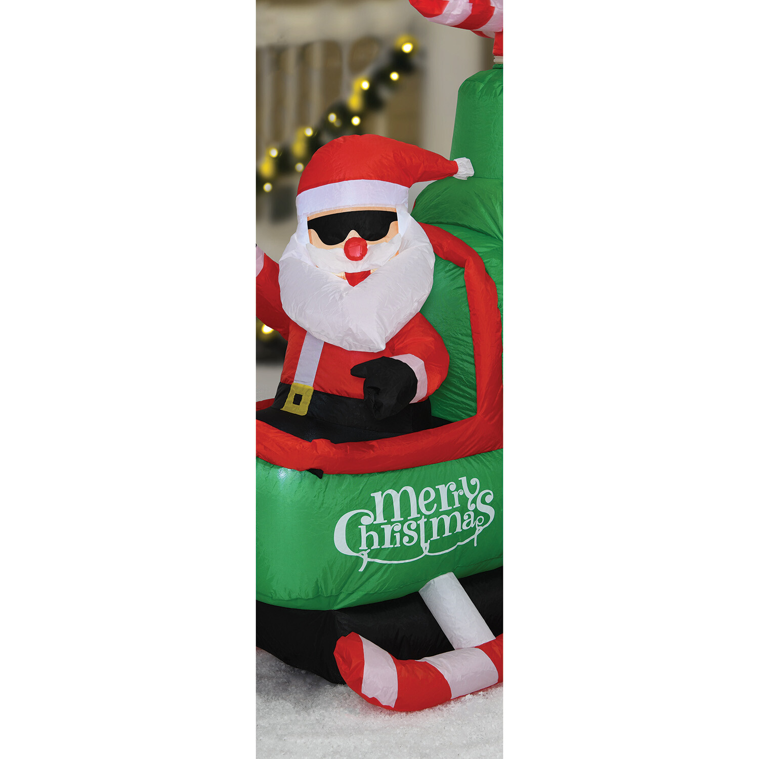 Santa Helicopter Inflatable Image 3