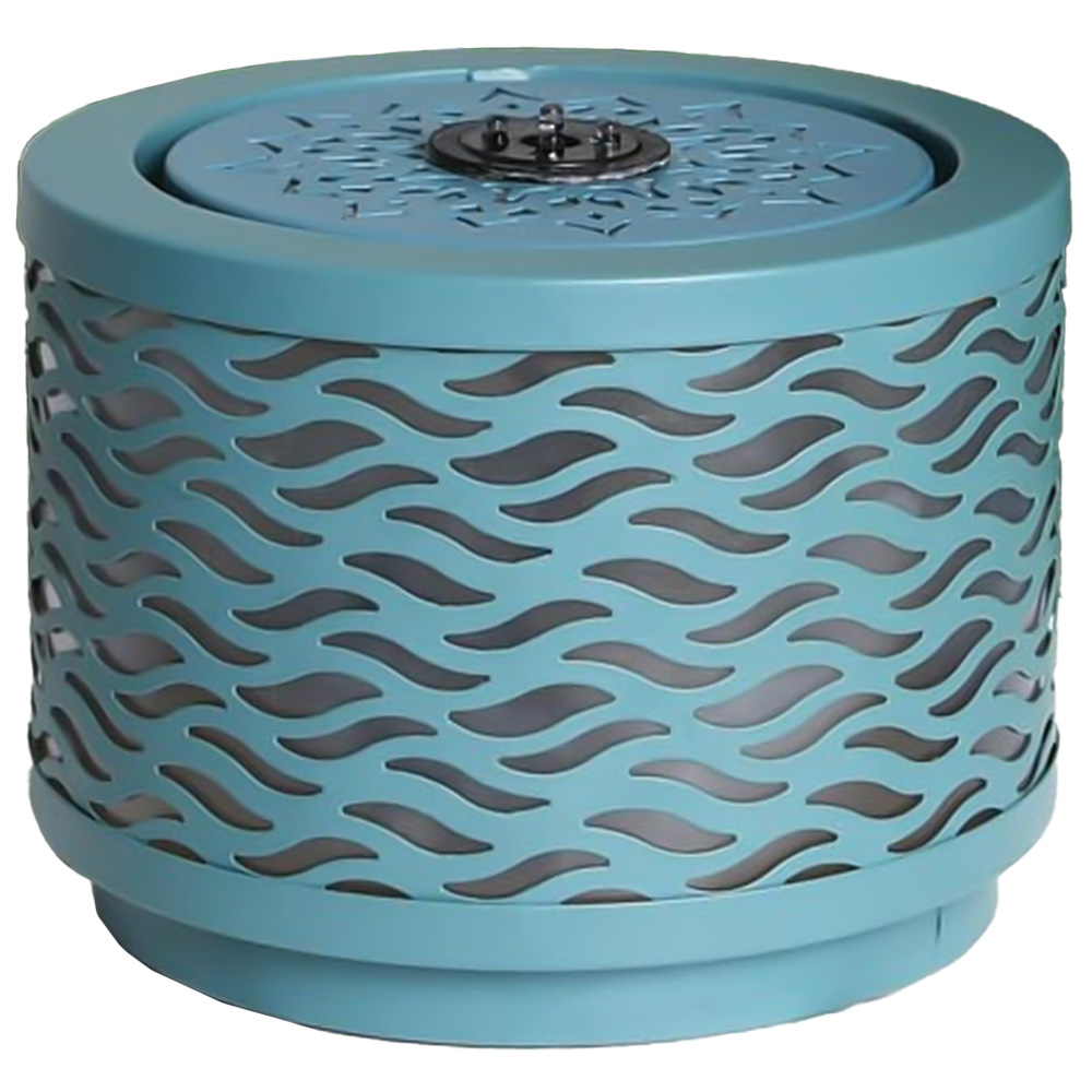 Wave Effect Tabletop Water Feature - Blue Image 1