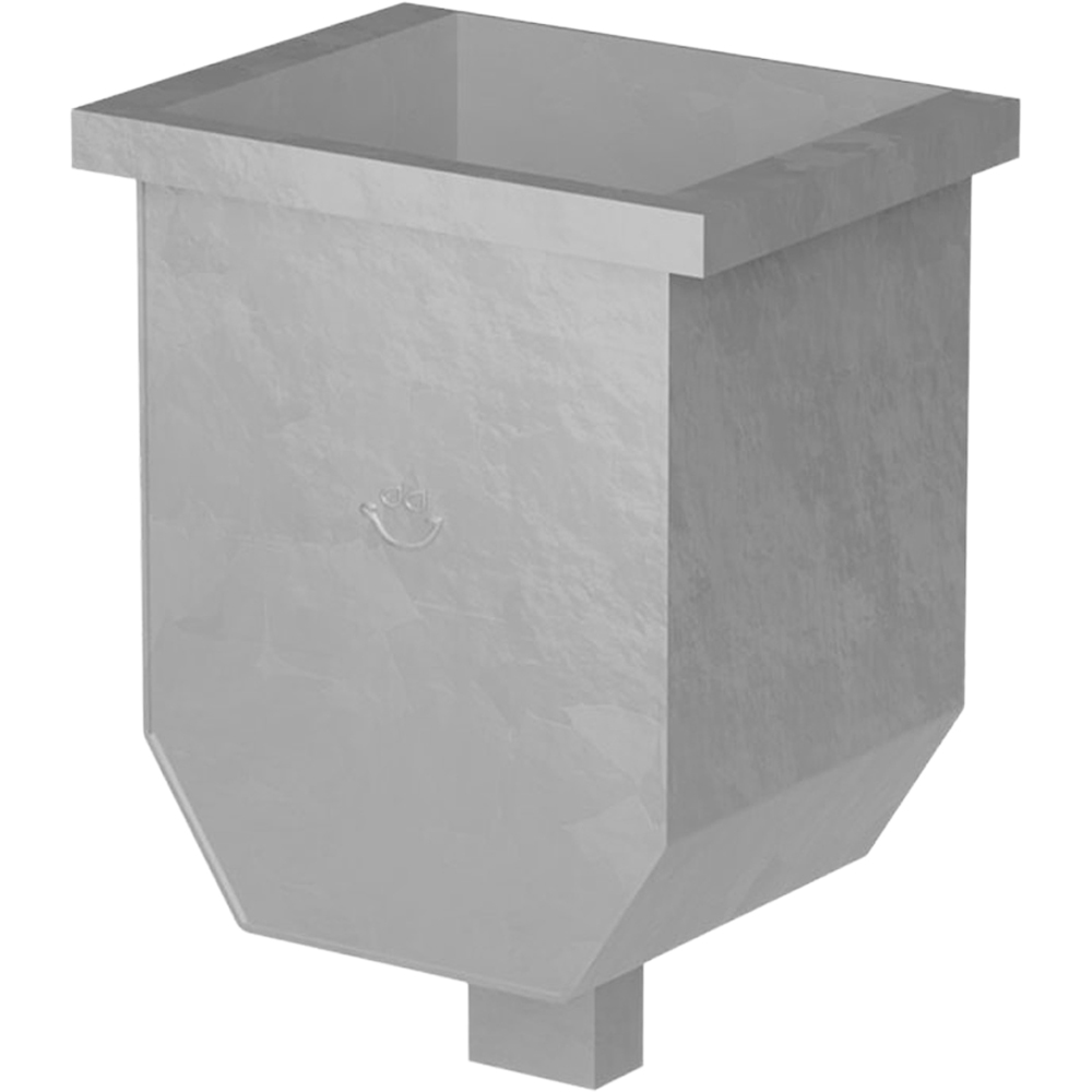 Galeco Steel Round Hopper and Downpipe Kit Galvanised 87mm Image 5