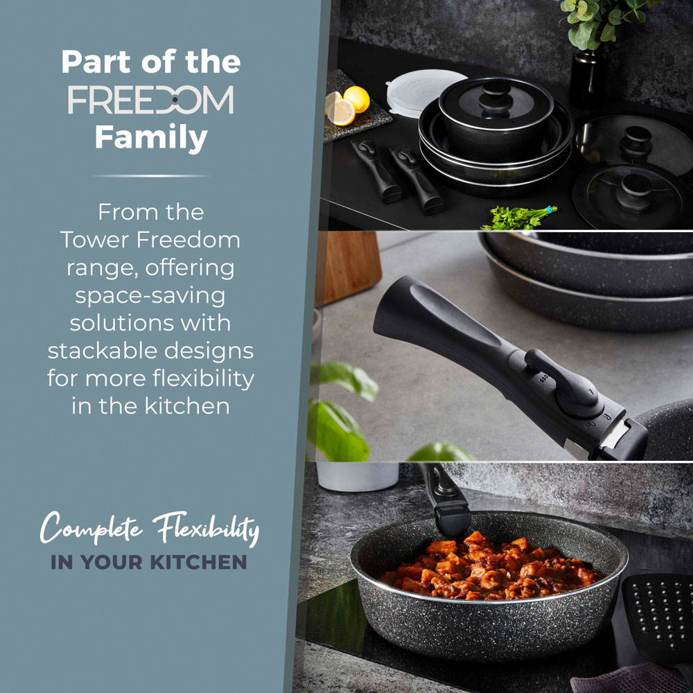 Tower Precision 13 Piece Black Cookware Set Image 4