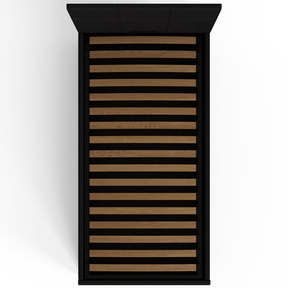 GFW Single Black End Lift Ottoman Bed Image 6