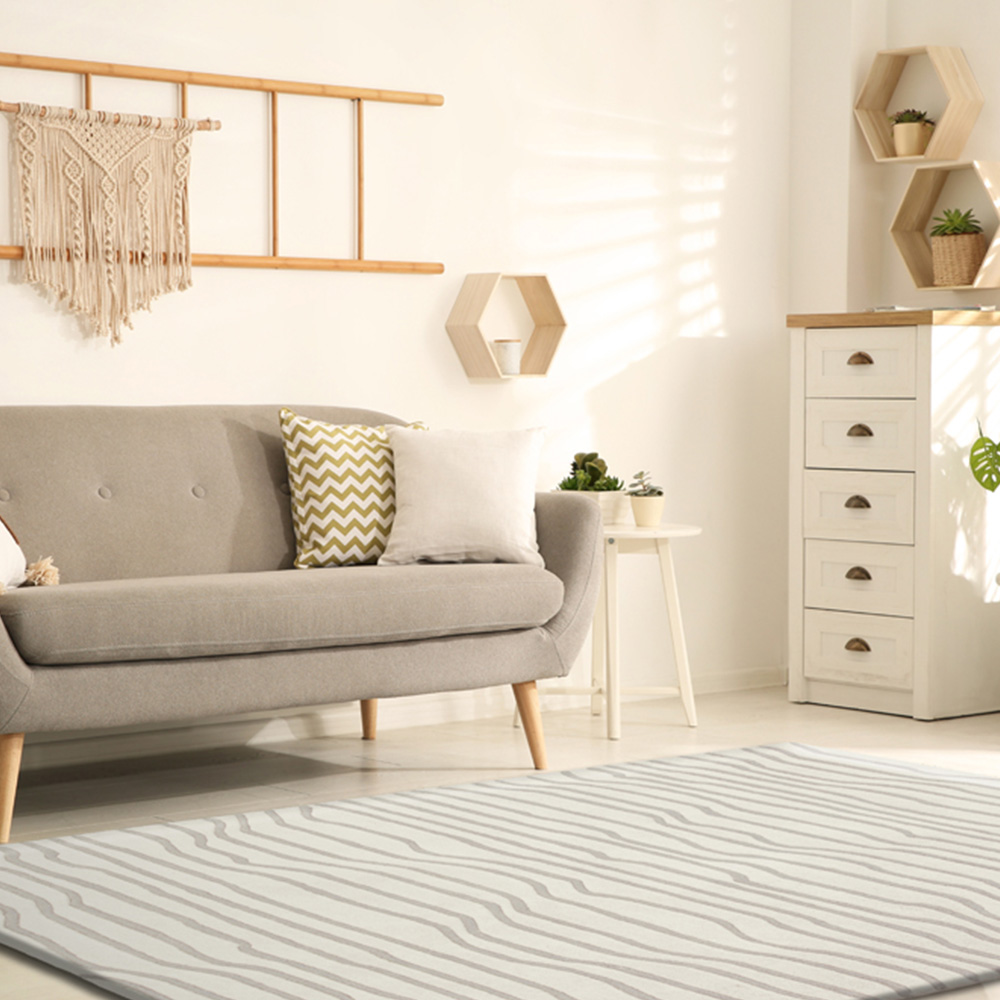 Esselle Home Aura Dune Natural and Mink Rug 120 x 170cm Image 5