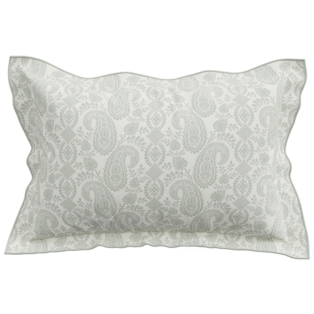 V&A Silk Road Paisley Super King Size Sage Duvet Set Image 3