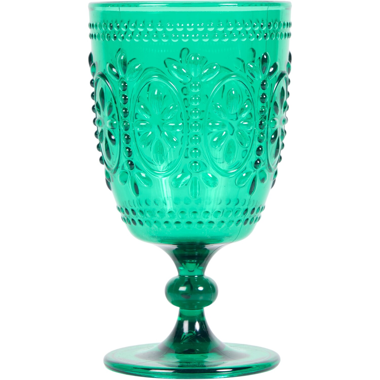 Pack of 4 Vintage Wine Glasses Yellow or Green Image 6