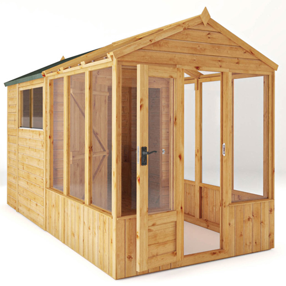 Mercia Woodsman Glass Apex 12 x 6ft Greenhouse Image 3