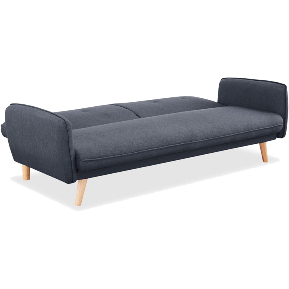 Home Detail Belmont Double Sleeper Charcoal Fabric Sofa Bed Image 5
