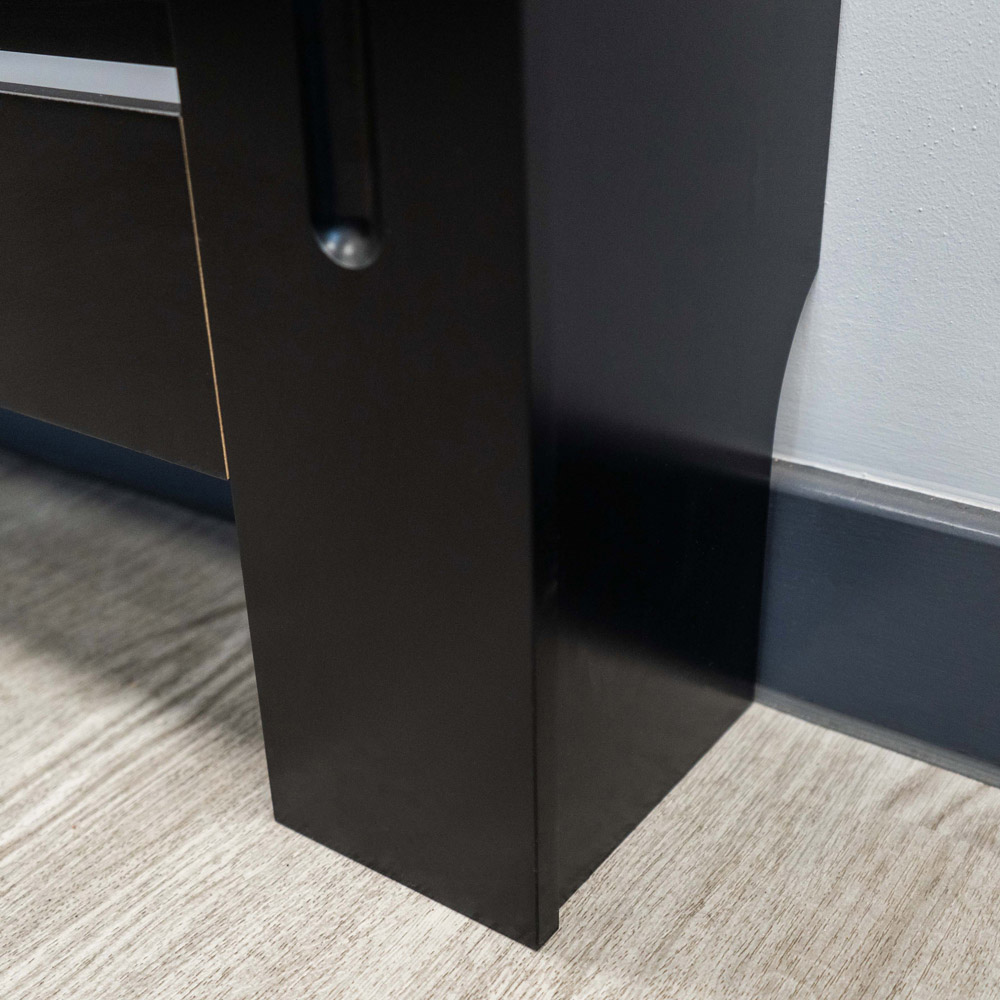 Jack Stonehouse Matt Black Horizontal Line Radiator Cover Medium Image 5