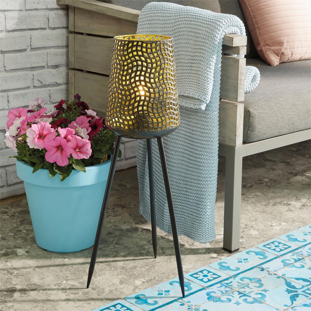 Luxform USB Rechargeable Beehive Tripod Lamp Image 2