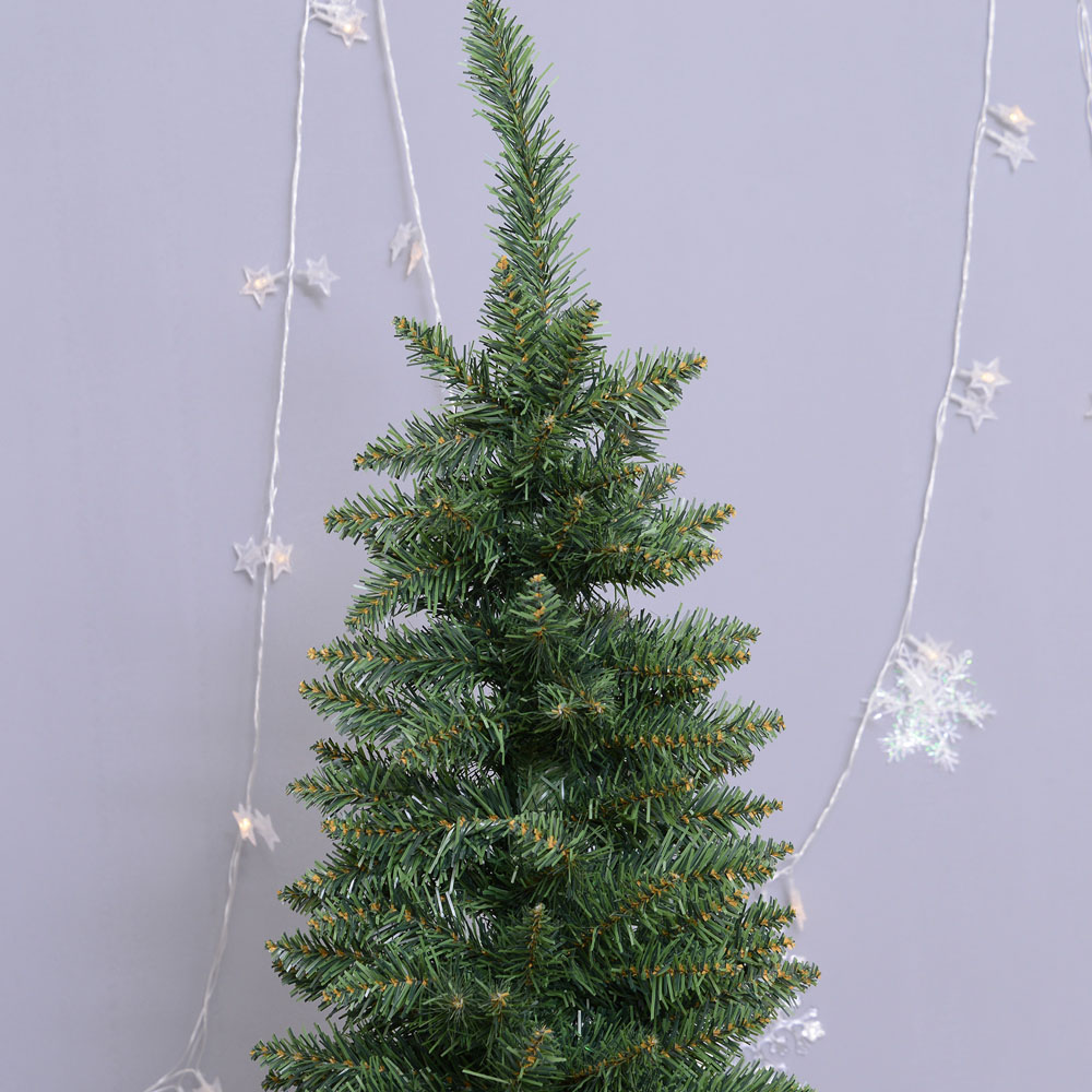 Everglow Green Artificial Christmas Pine Tree 6.8ft Image 3