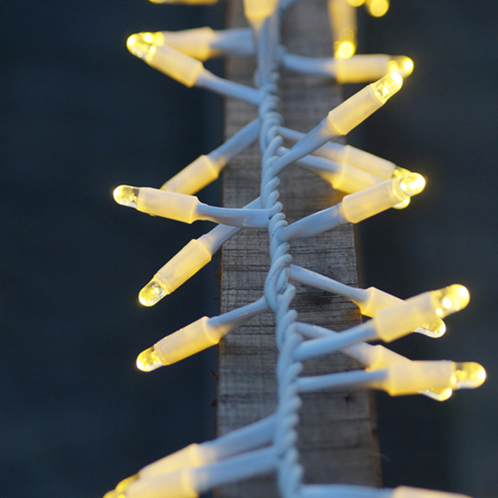 Eagle Connect 1500 Warm White LED White Cluster Light 30m Image 3