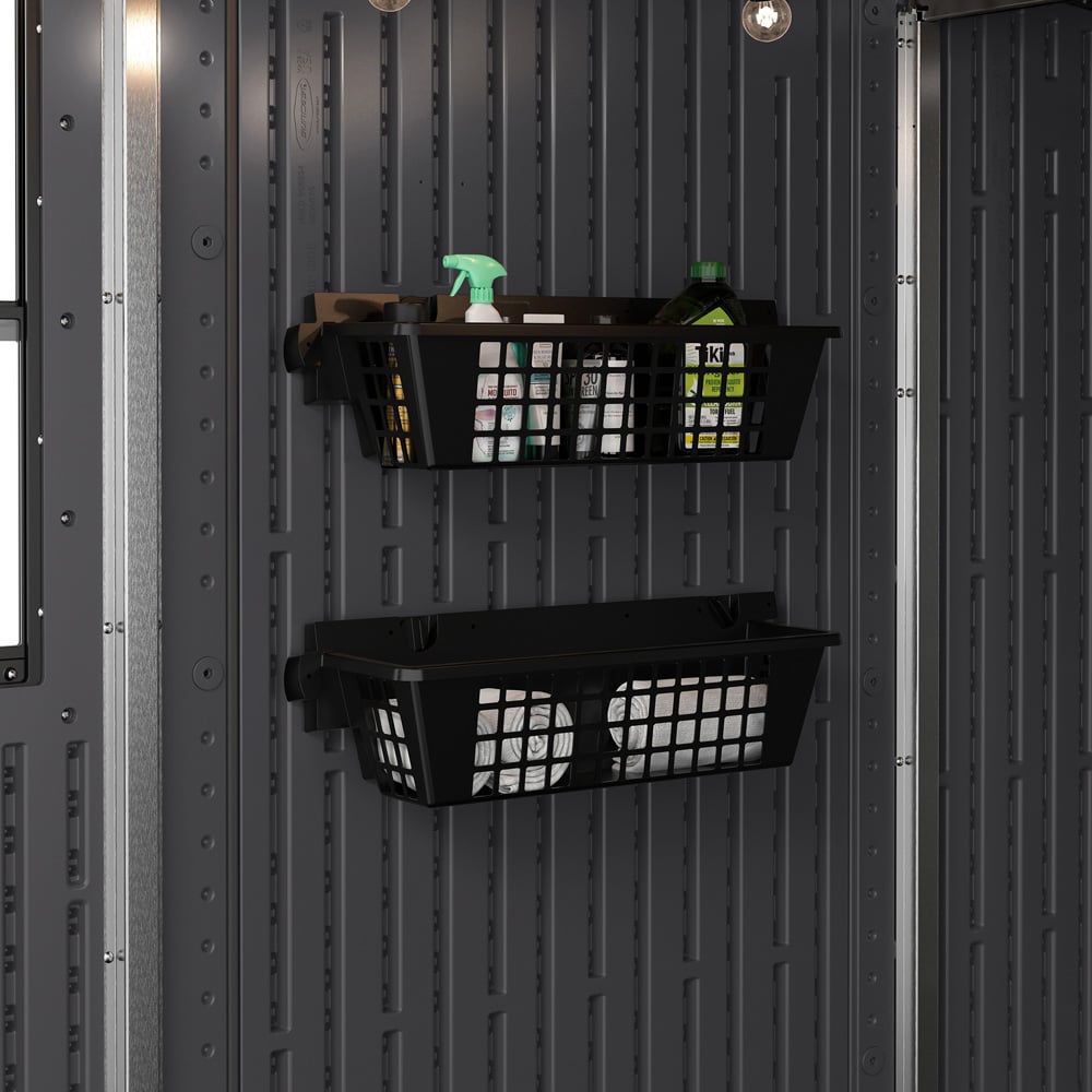 Suncast 2 Piece Basket Storage Set Image 5