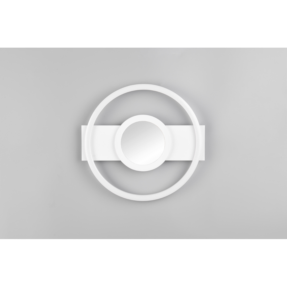 TRIO Wheeler White Matt Integrated LED Ceiling Light Image 5