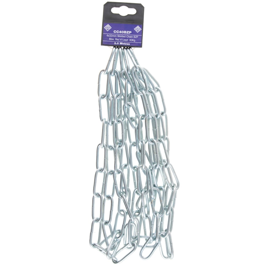 Zinc Plated Welded Chain - 80kg / 3m Image