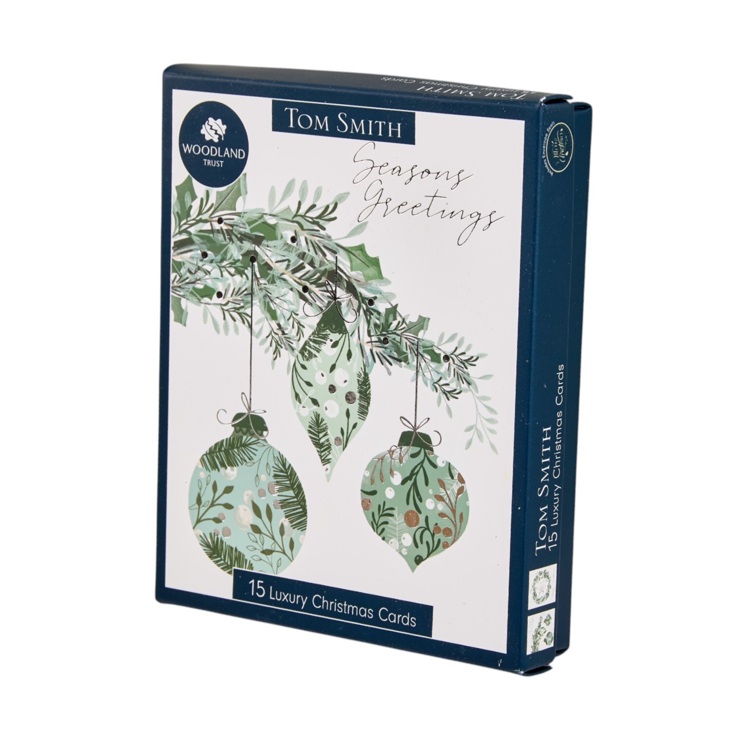 Pack of 15 Traditional Wreath Cards Image 2