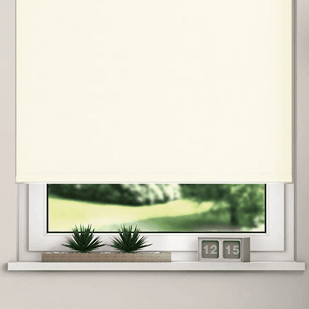 New Edge Blinds Blackout Roller Blinds Cream 105cm Image 3