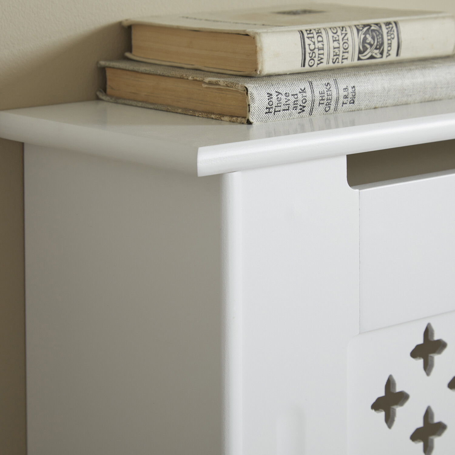 Classic Mini Radiator Cabinet White 78cm Image 3