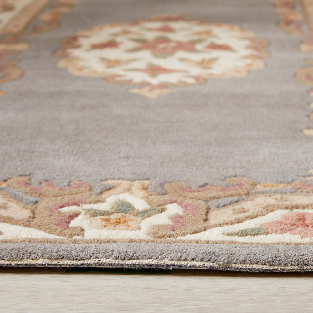 Origins Shensi Grey Wool Rug 75 x 150cm Image 3