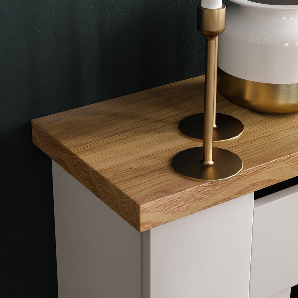 Vida Designs Arlington White Radiator Cover Small Image 4