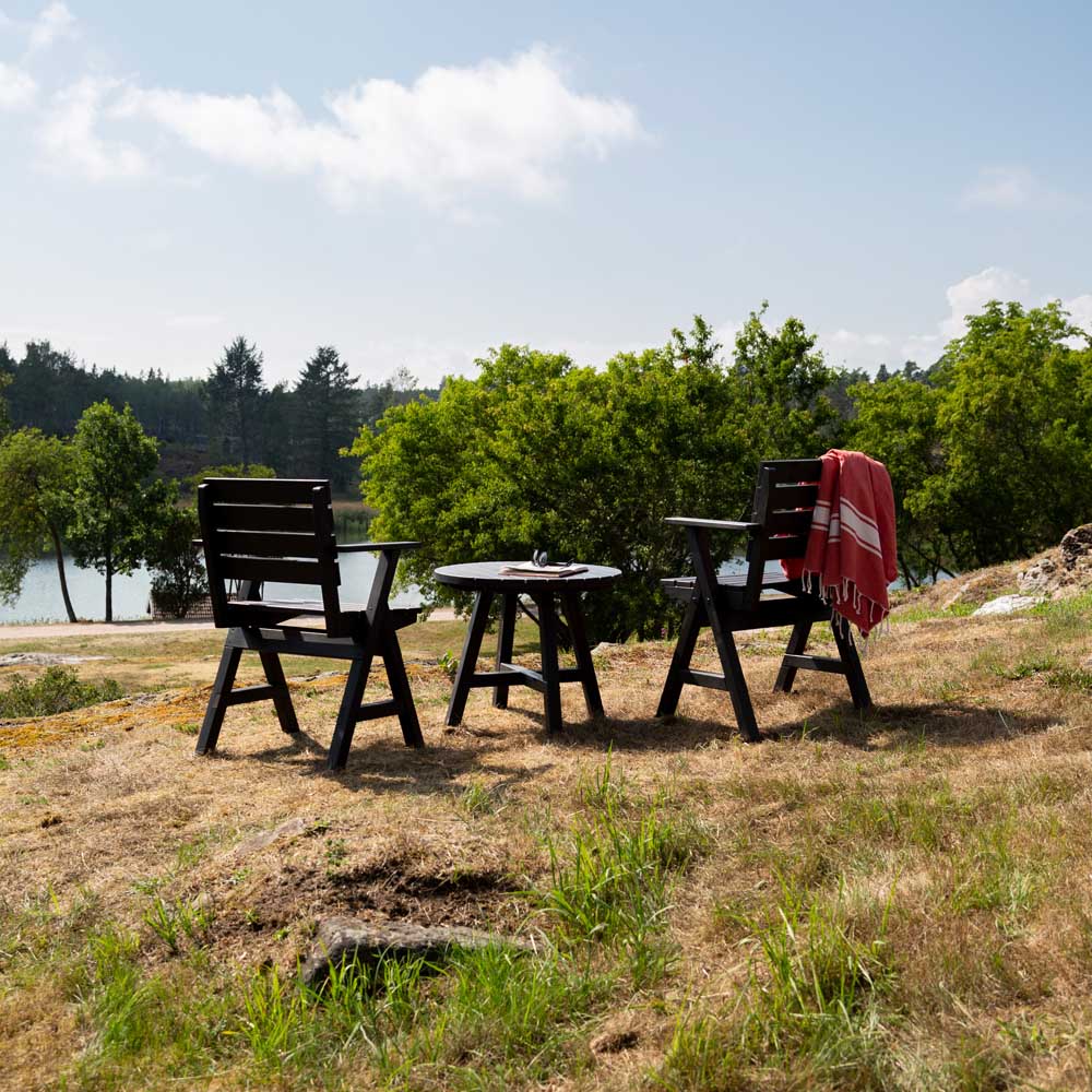 AMATA Usma Black Wooden Chair Image 5