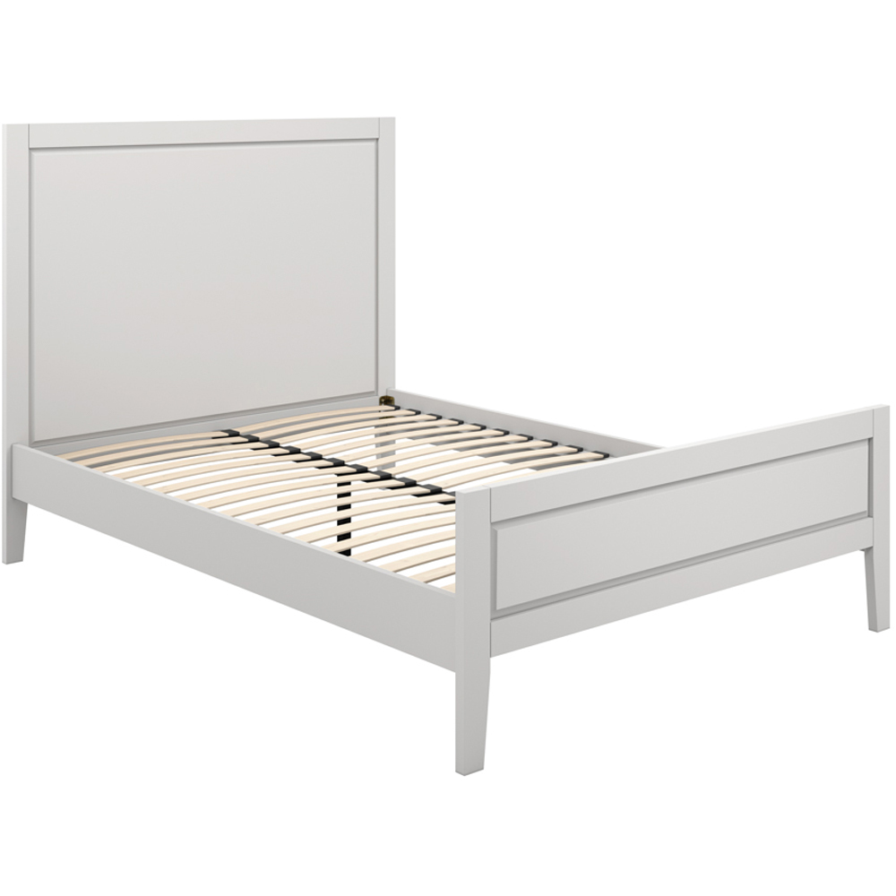 Bay Double Cement Grey Bed Frame Image 2