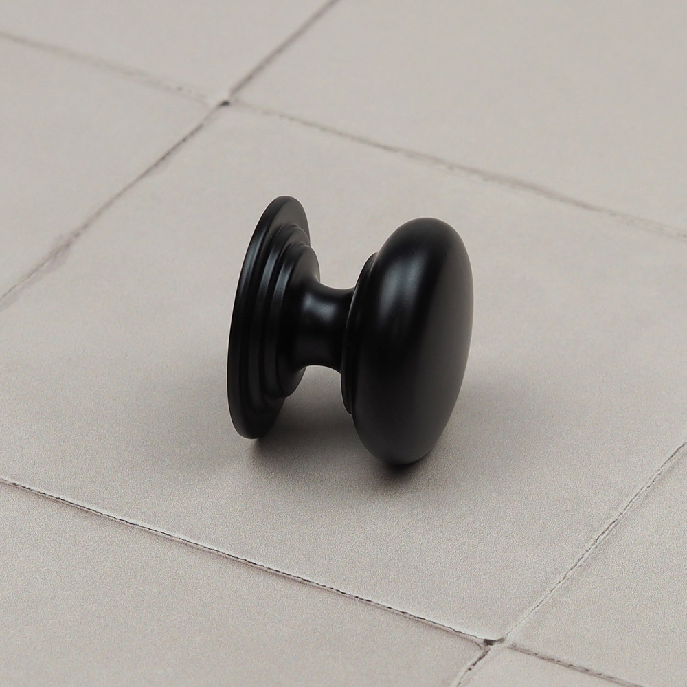Handle & Home Matt Black Knob 38mm Image 4