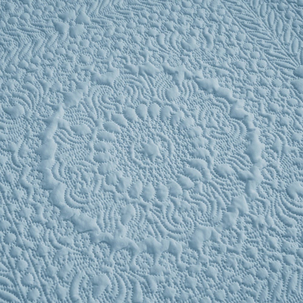 Velosso Winchester King Size Ocean Blue Duvet Set Image 3