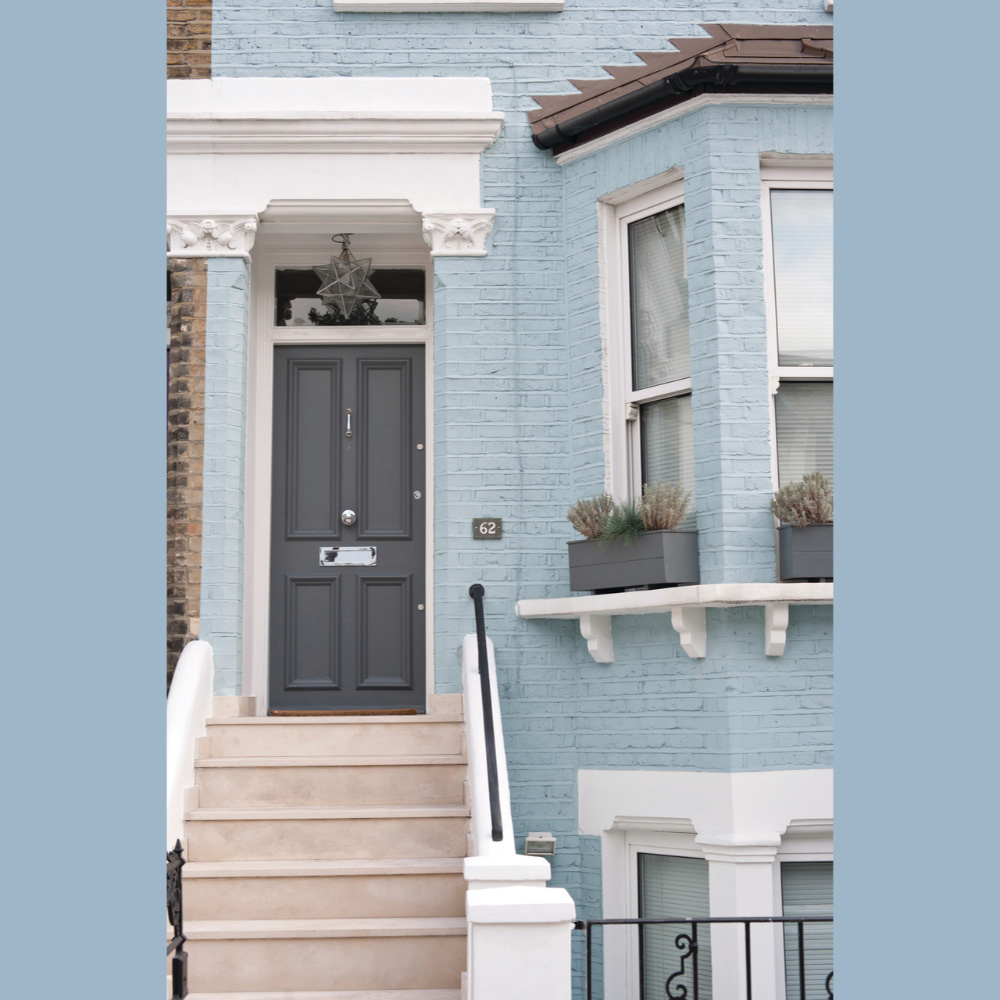 Farrow & Ball Interior Wood and Metal 89 Lulworth Blue Flat Eggshell Paint 5L Image 4