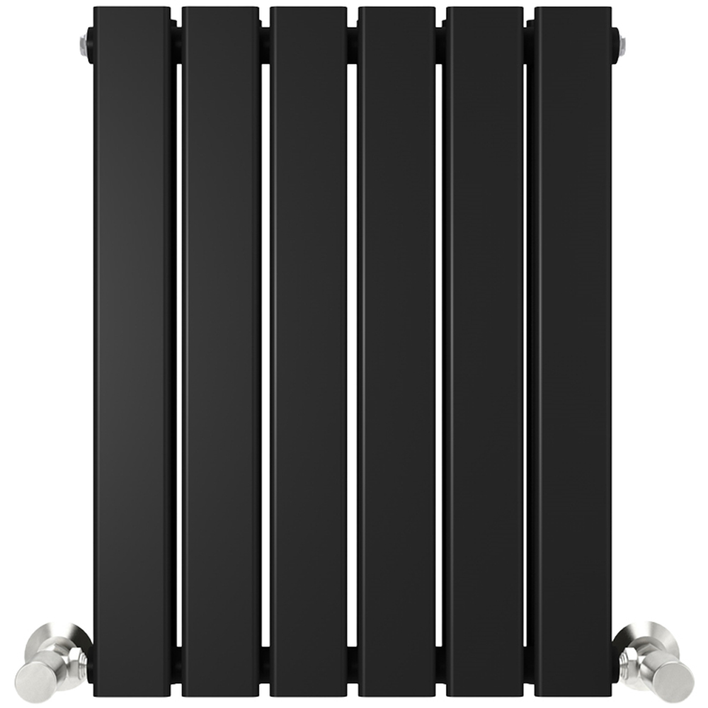 Black 2768 BTU Double Flat Panel Vertical Column Radiator 600 x 408mm Image 3