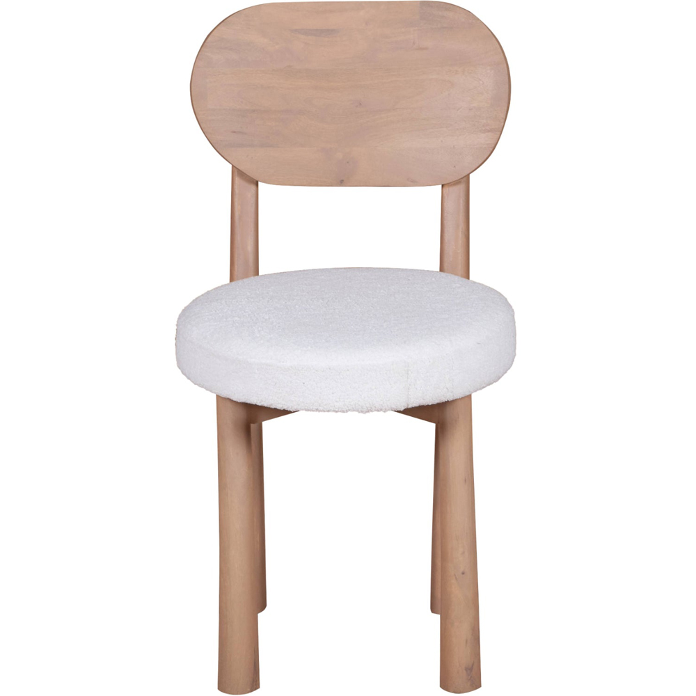 IH Design Jodhpur Set of 2 Solid Wood Dining Chairs Image 3