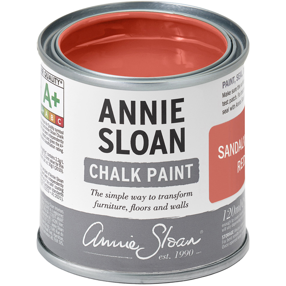 Annie Sloan Sandalwood Red Matt Chalk Paint 120ml Image 2