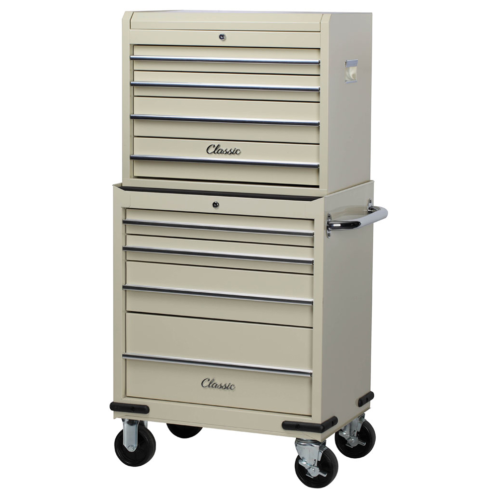 Hilka 8 Drawer Classic Tool Chest and Cabinet Set Image 2