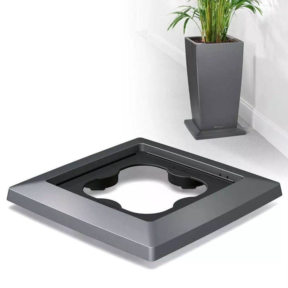 Lechuza Coaster for Cubico 40 Charcoal 2 Pack Image 4