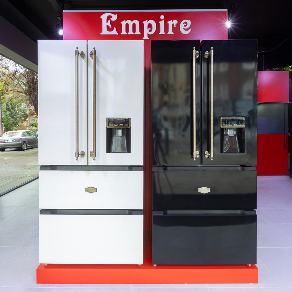 Kaiser Empire Black French Door Fridge Freezer Image 2