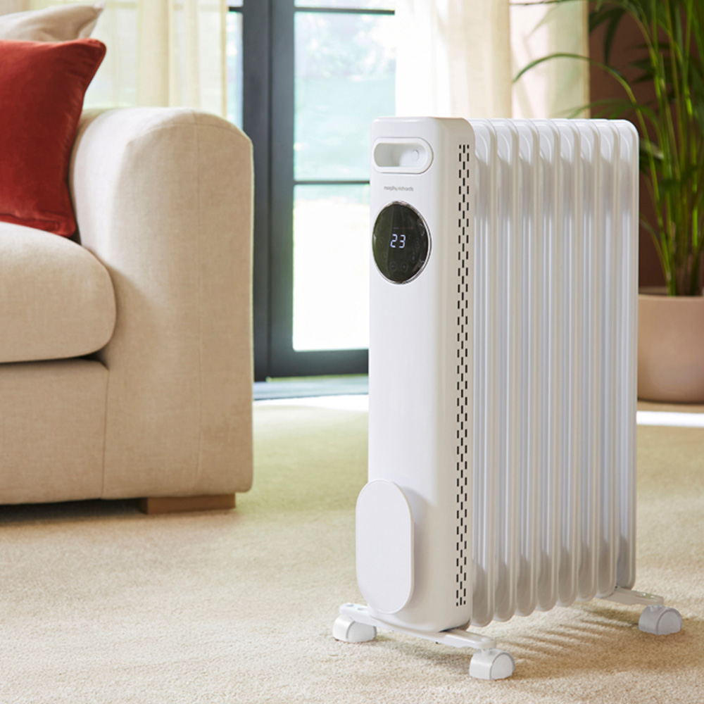 Morphy Richards White Digital Oil Filled Radiator 2000W Image 7