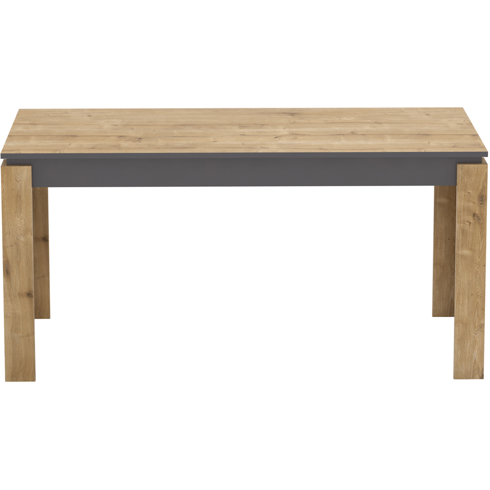 Decorotika Manhattan 6 Seater Dining Table Oak Image 4