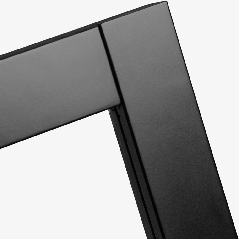 Industrial Studio Black 6 Light Clear Glass Internal Door 1981 x 762 x 35mm Image 4