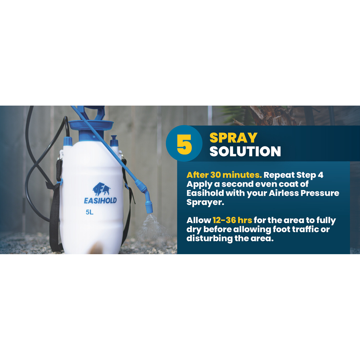 Easihold Ultra Strong Rock and Mulch Glue Image 5