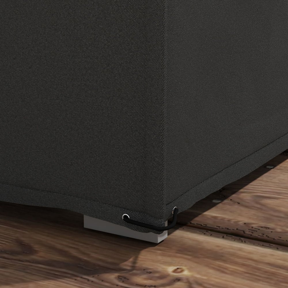 Outsunny Black Waterproof Outdoor Furniture Cover 67 x 155 x 222cm Image 3