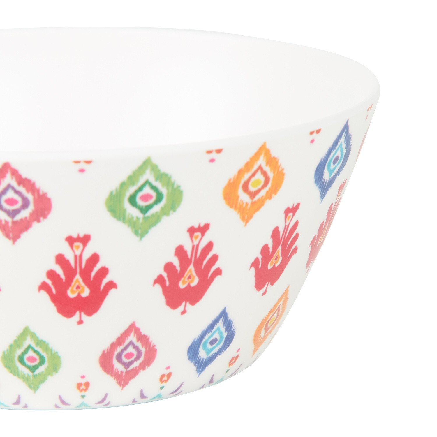 Sahara Brights Melamine Bowl - White / Bowl Image 4